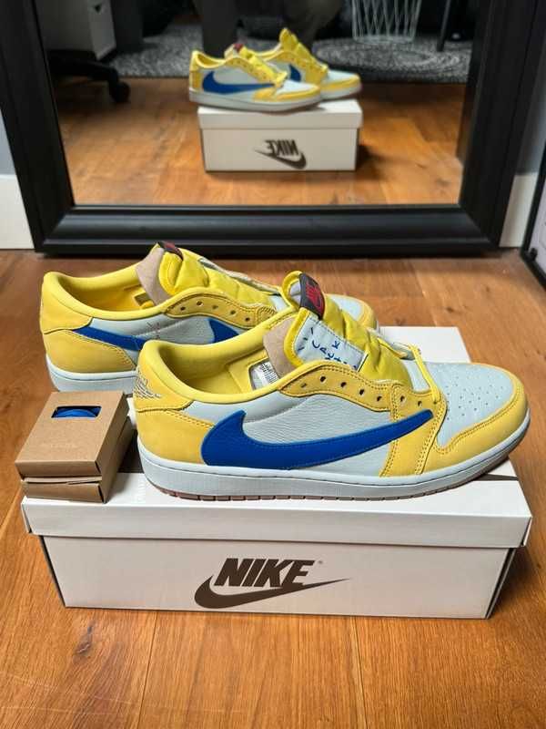 Travis Scott Canary x Jordan Air Jordan 1 Low R.41