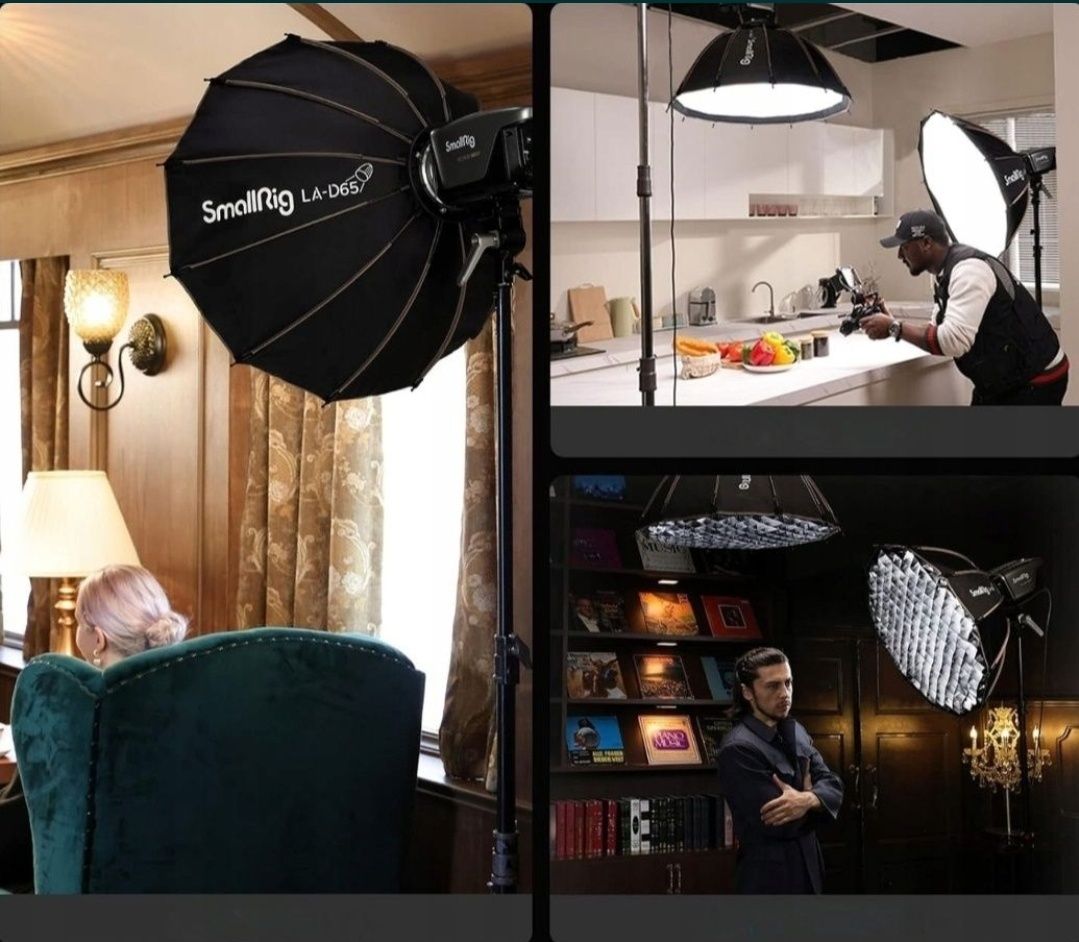 SMALLRIG Paraboliczny Softbox LA-D65 65cm Quick Release Softbox