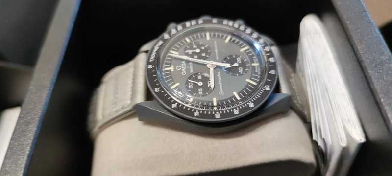 Omega x Swatch MoonSwatch Merkury SO33A100 - 10% zniżka na pierwsze