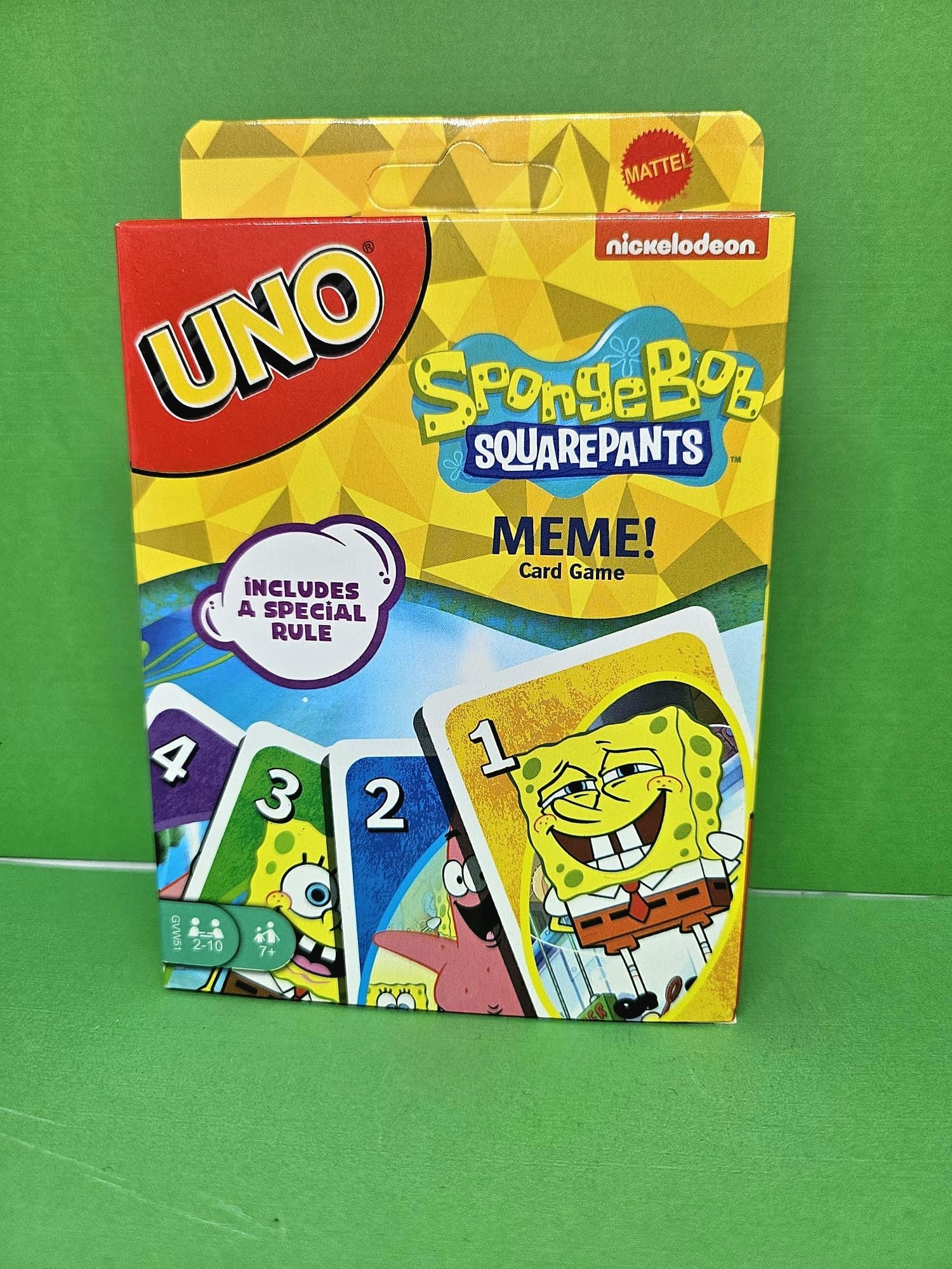 Nowe Karty UNO SpongeBob