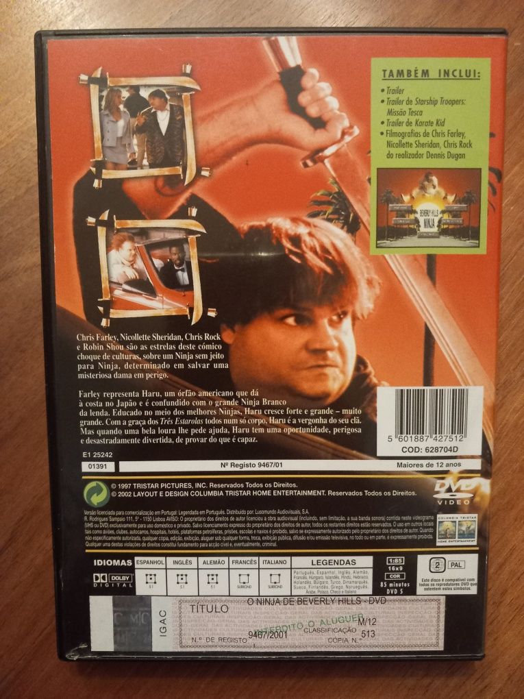 O Ninja de Beverly Hills (Chris Farley)