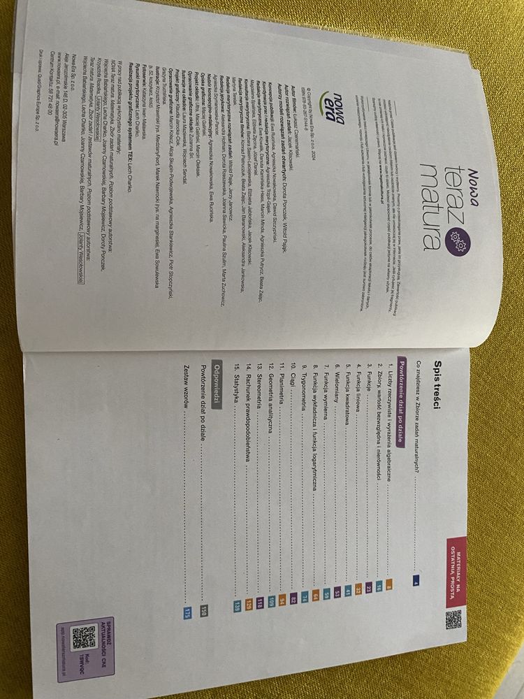 Sprzedam zbiór zadań maturalnych z matematyki
