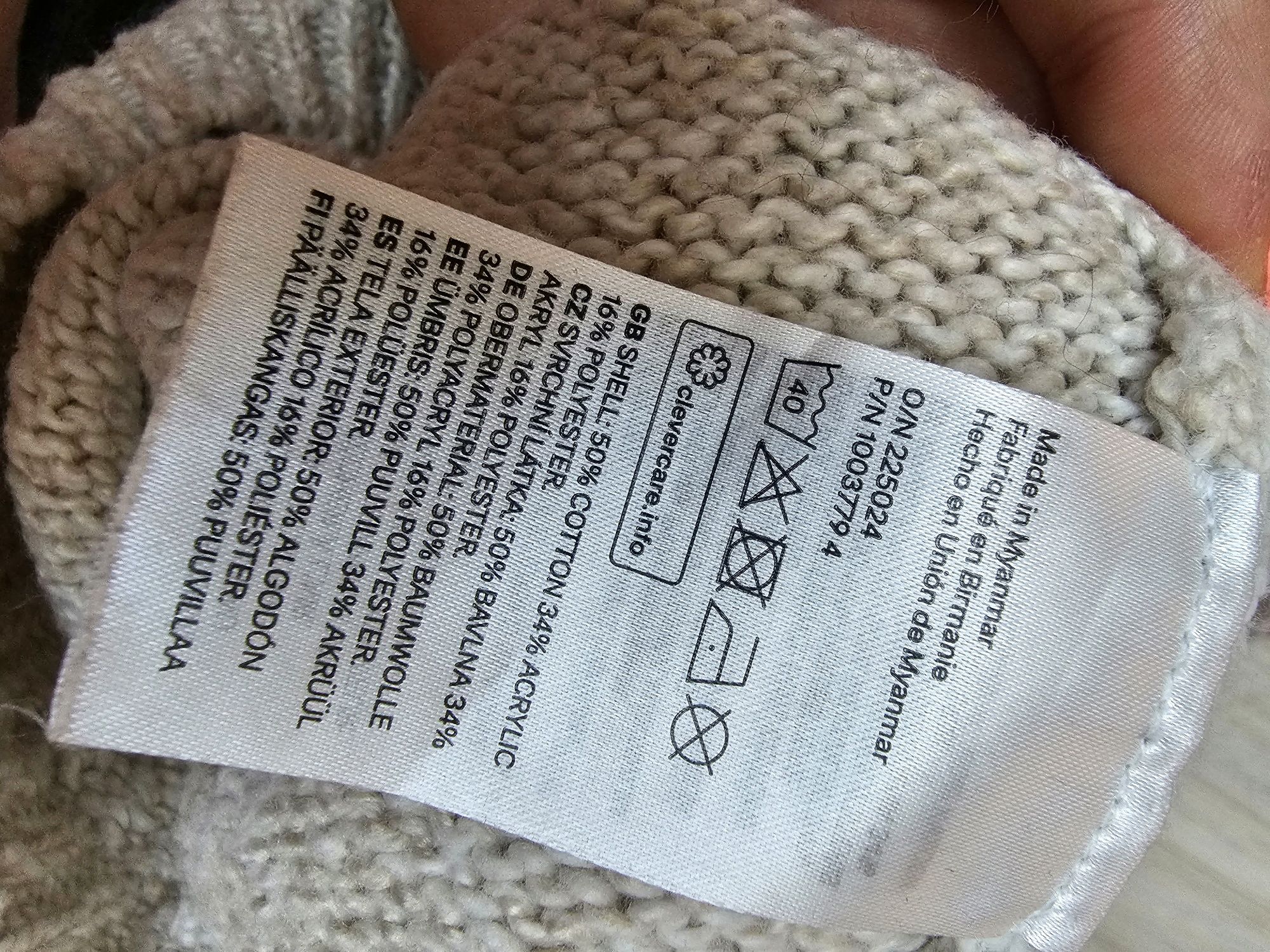 Sweterek niemowlęcy chłopięcy H&M r.80