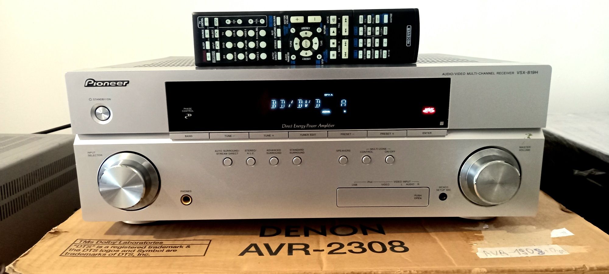 AV-RESIVER Pioneer VSX-819 5.1×130w HDMI/Optical/3D/USB/MCACC /6-16om