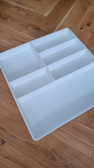Wkład na sztućce IKEA plastikowy biały