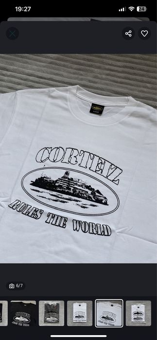 Tshirt Corteiz Branca