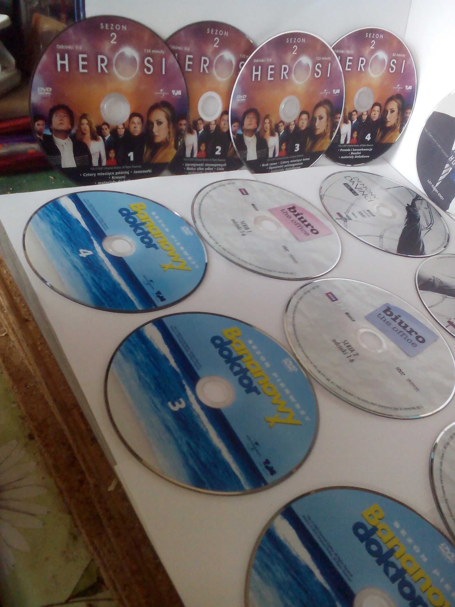 Filmy DVD Seriale: Herosi, House od Cards, Biuro, Bananowy doktor X ..