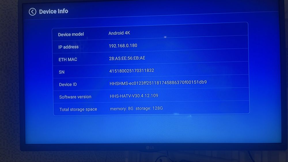 Приставка TV BOX, Android TV, Android 14, 8/128 GB