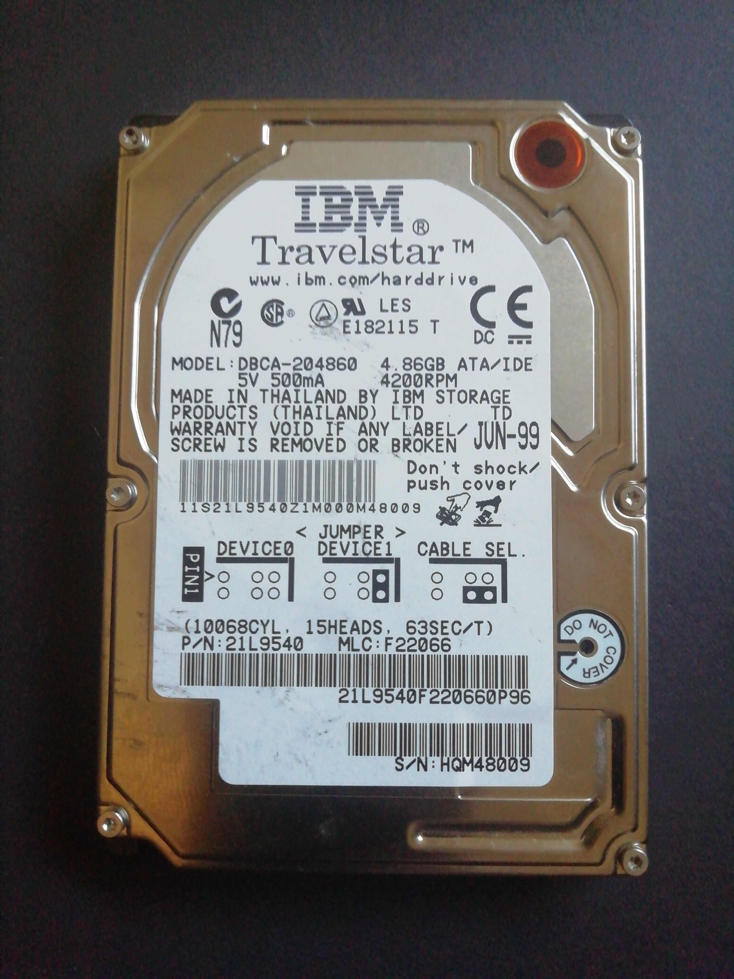 Hard Drive IBM DBCA-204860