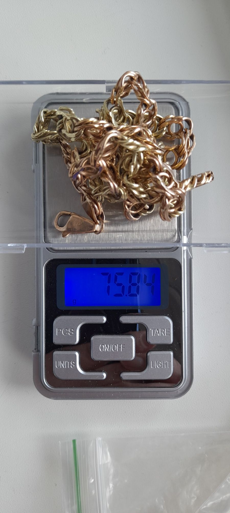 Золотая цепь Арабский  Бисмарк 75,84 г.