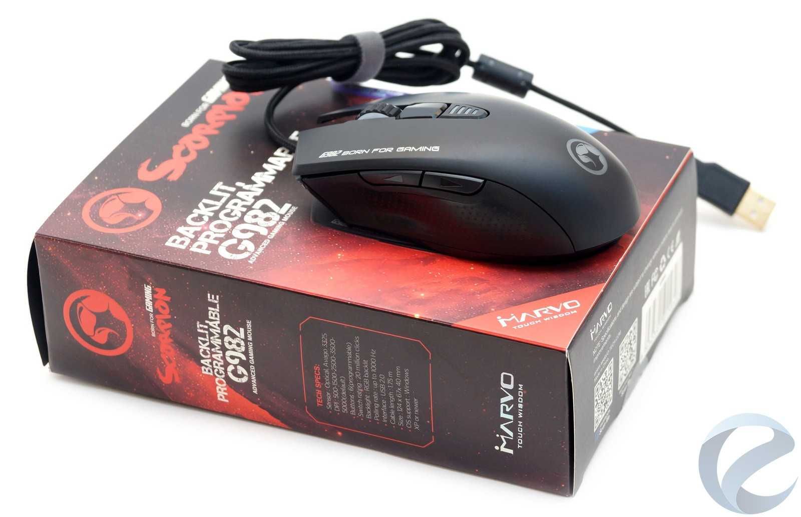 Myszka Gamingowa Scorpion Backlit G982 - Oryginalnie zapakowana