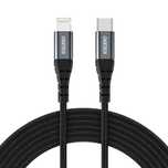 Kabel Choetech IP0039 USB-C / Lightning MFi o długości 1.2m czarny