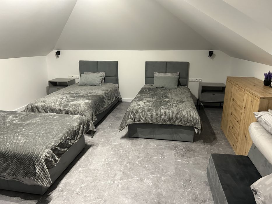 Mikołajki!Jacuzzi zadaszone Altana Kominek ElektrDomek pod lasem 8 os.