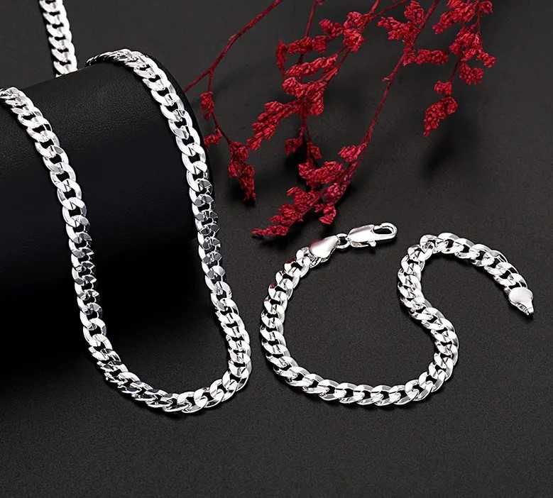 Łańcuszek50 Brans20Szer7mmSrebrny GRATISY:) Promocje ! :)