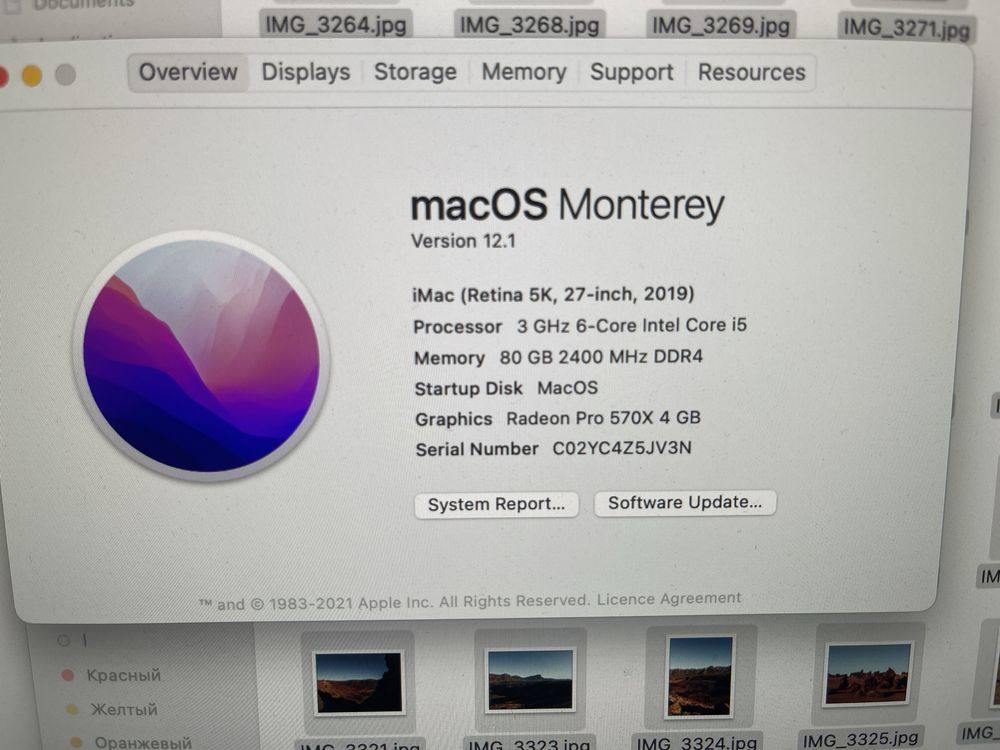 Imac 2019 27  80gb Ram fusion drive 1tb  plus ssd 1tb