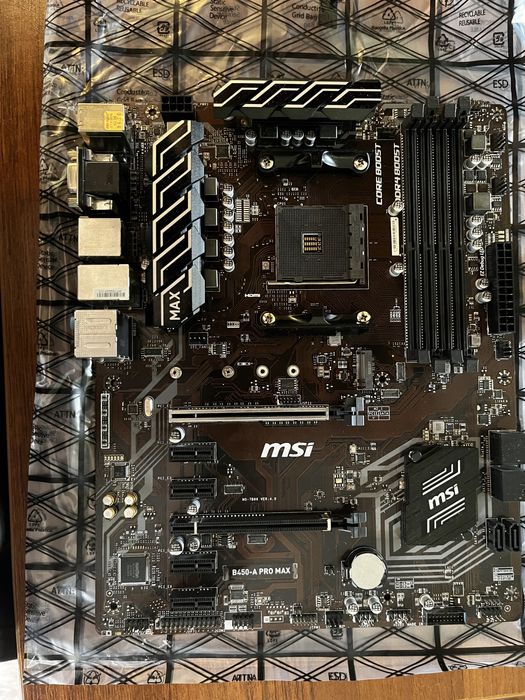 Płyta główna MSI B450 - A PRO MAX + Dysk 1TB Nvme