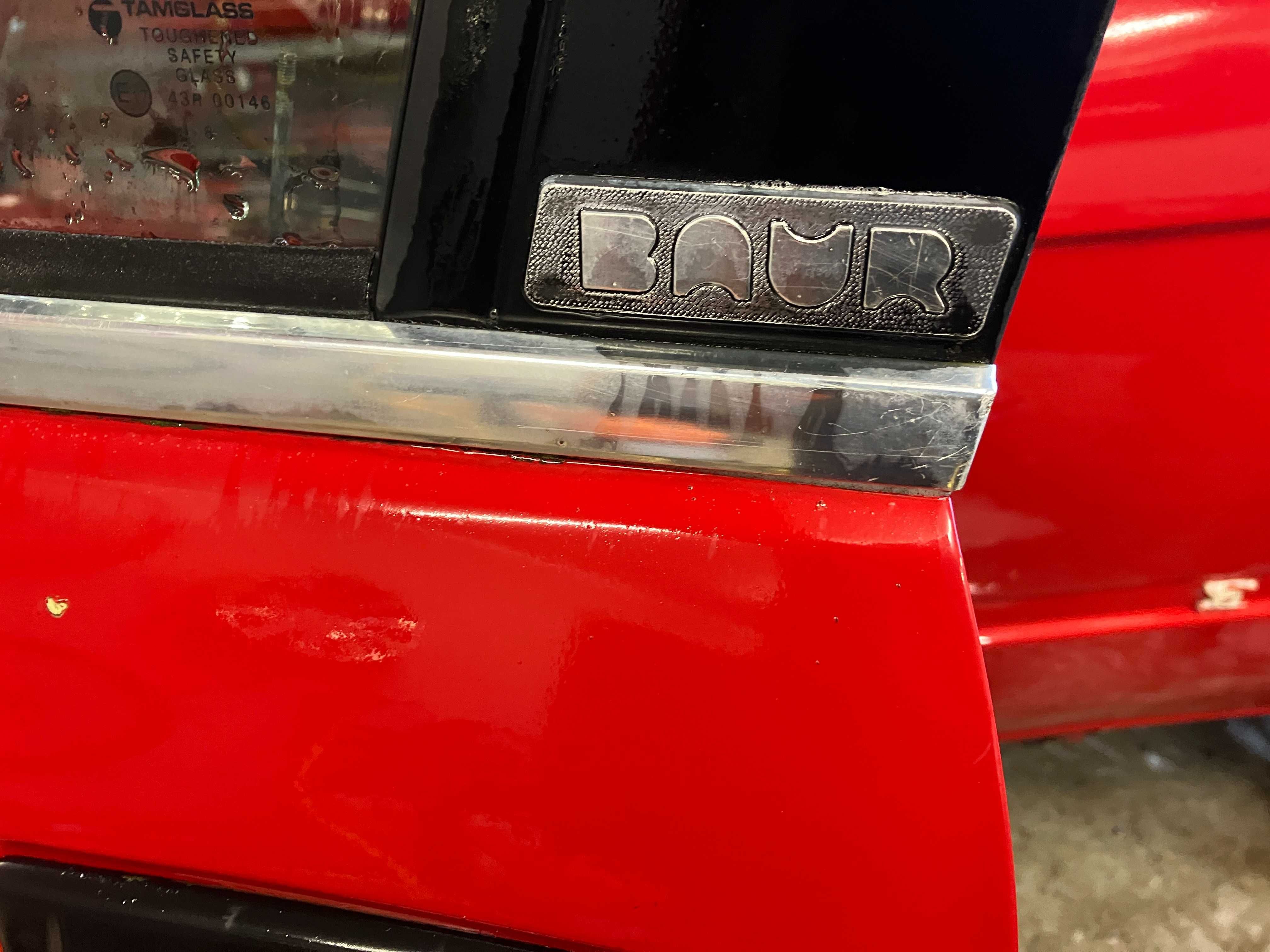 Idealne Drzwi Lewe Kierowcy BMW e30 Coupe Baur Zinnoberrot
