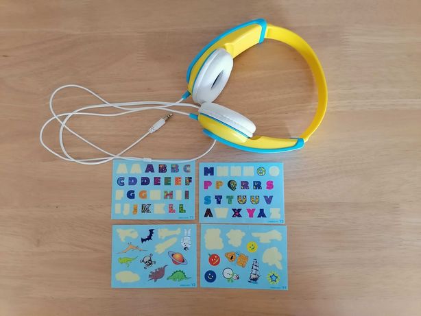 JVC HA-KD5 słuchawki dla dzieci z naklejkami