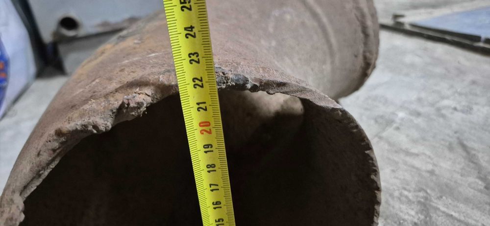 Коліно 90 градусів на 200 мм стінка 6 мм