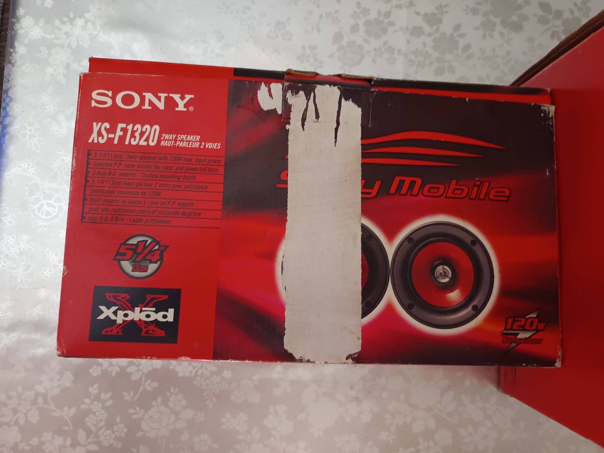 Colunas da Sony para carro novas.