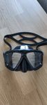 Máscara de mergulho/snorkeling com lentes -2.0 (nova)