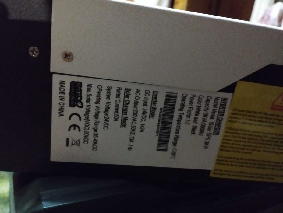 Гібридний Інвертор наявні 3.5 4,2 5,5, 6,2  Акум Lpo4 48в 3,6квт