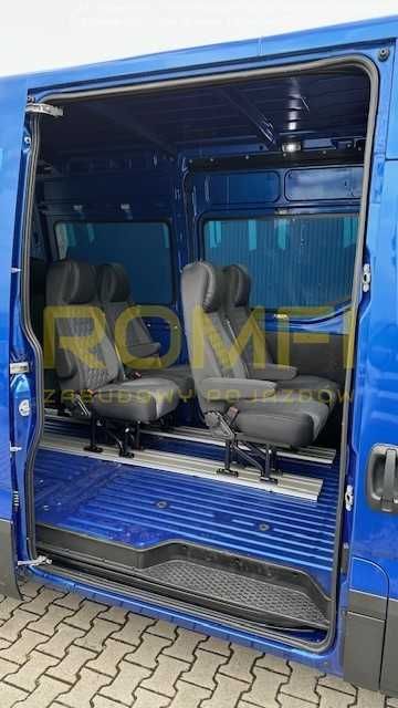 zabudowa busa montaż foteli kamper ducato sprinter iveco crafter proac