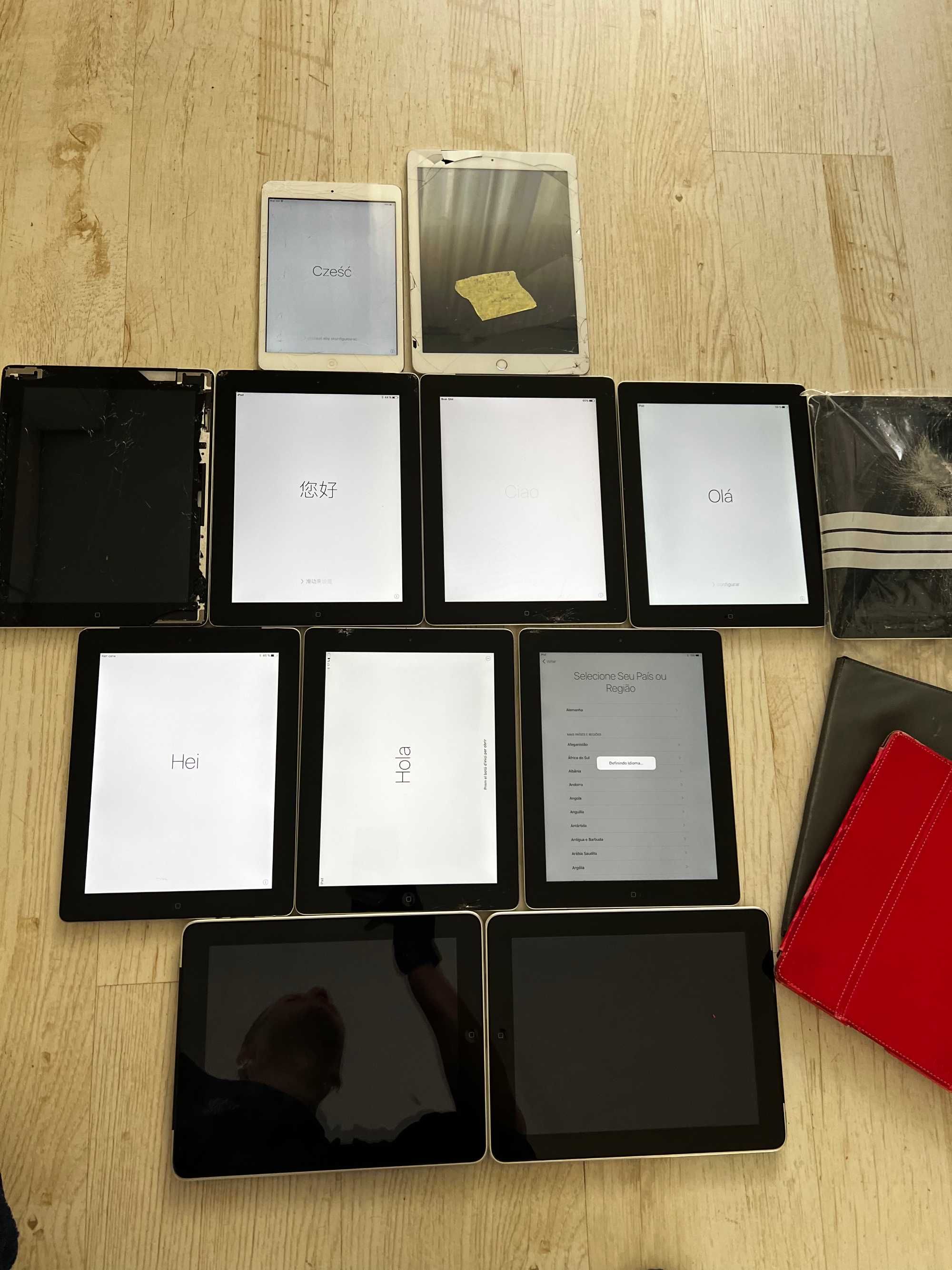 12 sztuk iPad 1/4/5/Mini zablokowane iCloud na części