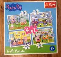 Puzzle Świnka Peppa | Trefl | 4 w 1