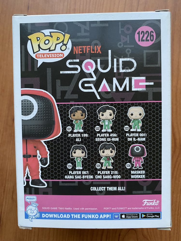 Squid Game Funko POP Masked Worker 1226
