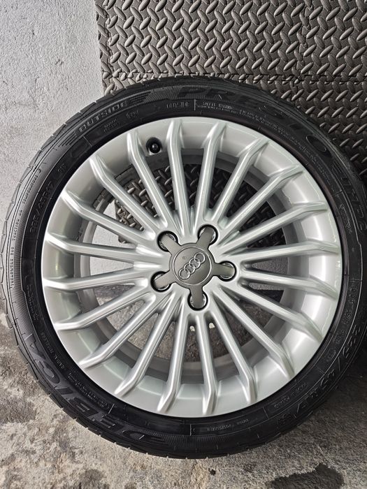Koła Felgi Audi R17 5x112 ET46 7.0J 66.6 Opony 225/45/17 letnie