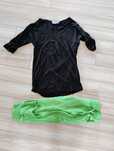 Spodnie dresowe 3/4 bluzka lato