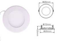 Foco Led Painel encastravel 2.5"