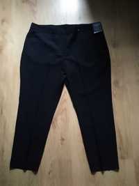 Nowe spodnie Bonmarché 48 4XL klasyczne czarne garnitur eleganckie