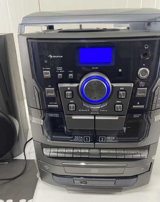 Проигрыватель виниловых пластинок Auna Franklin USB Bt касети