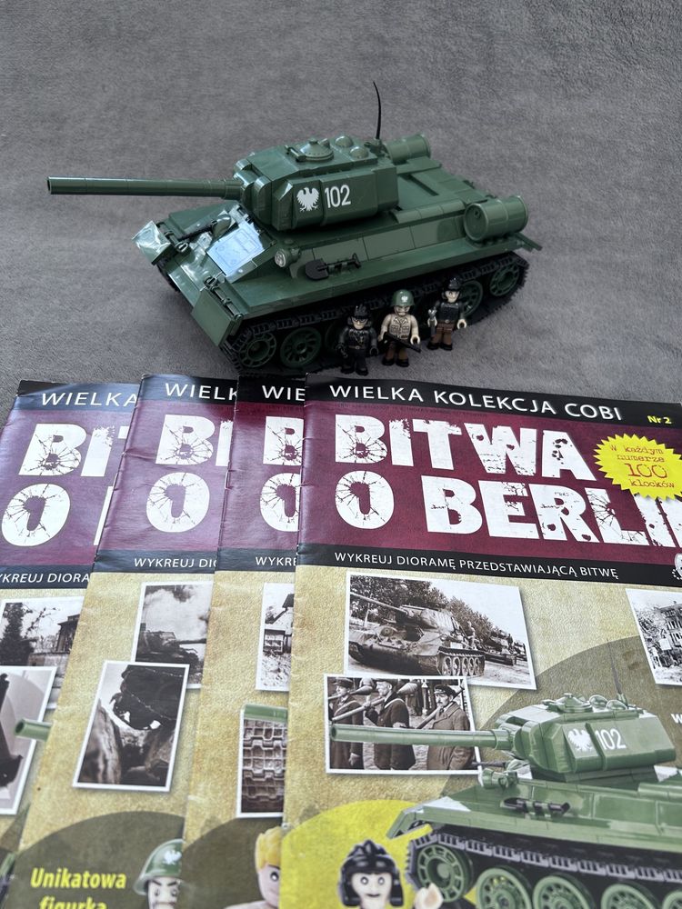 Klocki cobi czołg T 34/85 Bitwa o Berlin cobi47