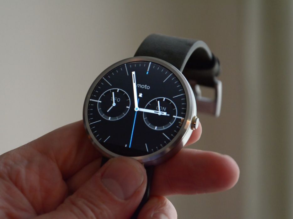 Smartwatch Motorola Moto 360 1G 46 mm novo na cx completo