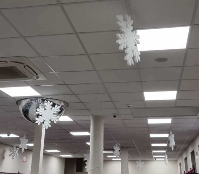 Śnieżynki styropianowe, Mega Paka! 49cm! 40 sztuk!