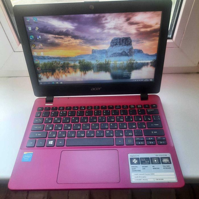 Ноутбук Acer Aspire E3-112-C11K (NX.MRMEU.004) Pink