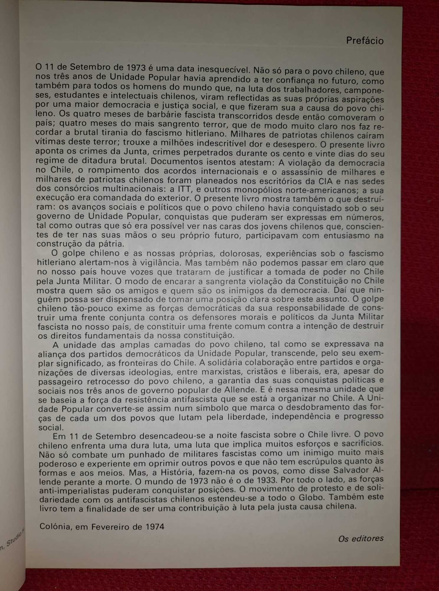 Chile livro negro, capa dura