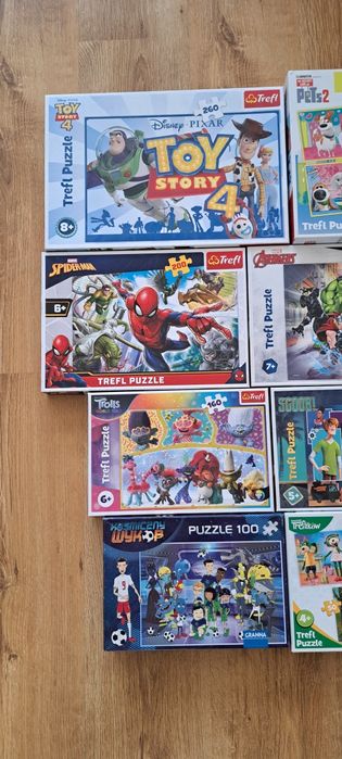 Puzle zestaw 8 szt
