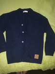 Sweter rozpinany 128