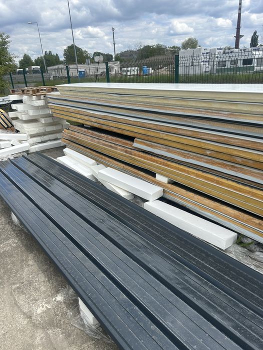 5CM Antracyt RAL7016 Płyta warstwowa Płyty warstwowe PIR/PUR