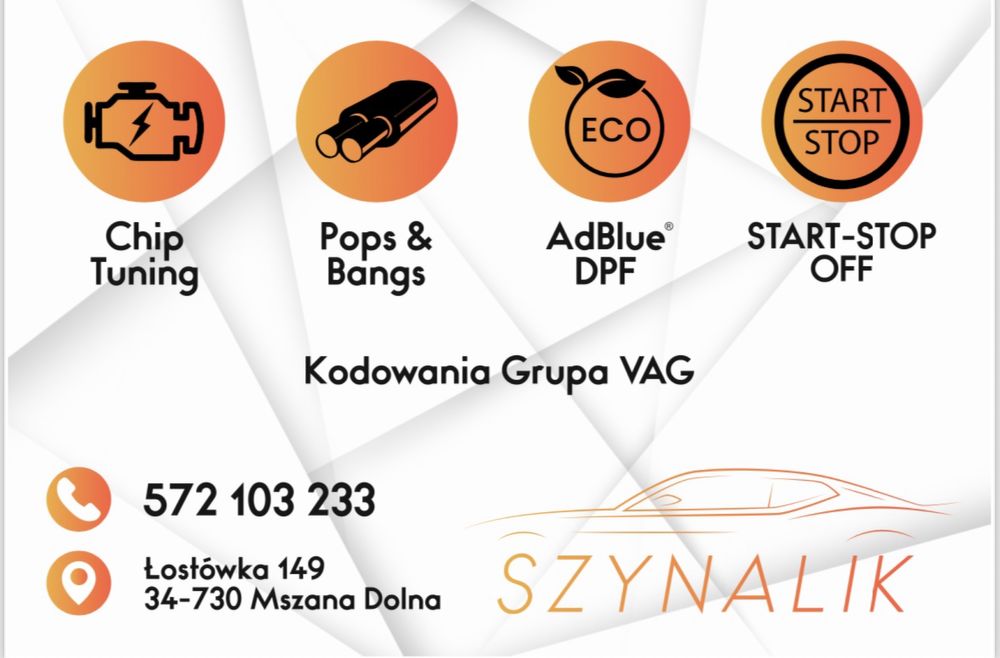 Chiptuning,Zwiekszenie mocy,Hamownia,Wyłączanie DPF, EGR, Adblue,sonda