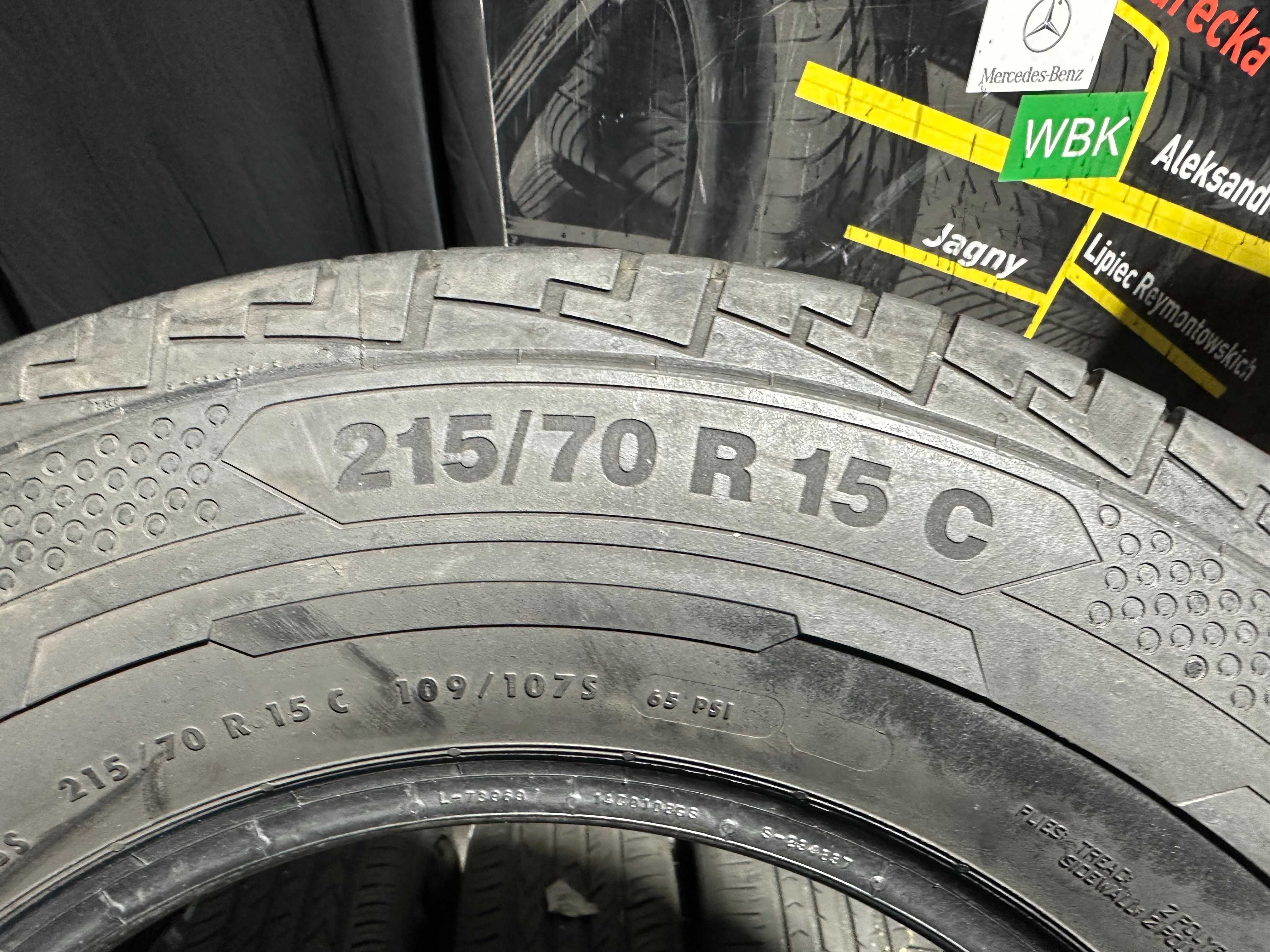 Opony Letnie 215/70/15C CONTINENTAL VANCONTACT #2603