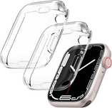 Etui Apple Watch 9/8/7 41Mm Elastyczne Pełna Osłona Ekranu 1 Sztuka