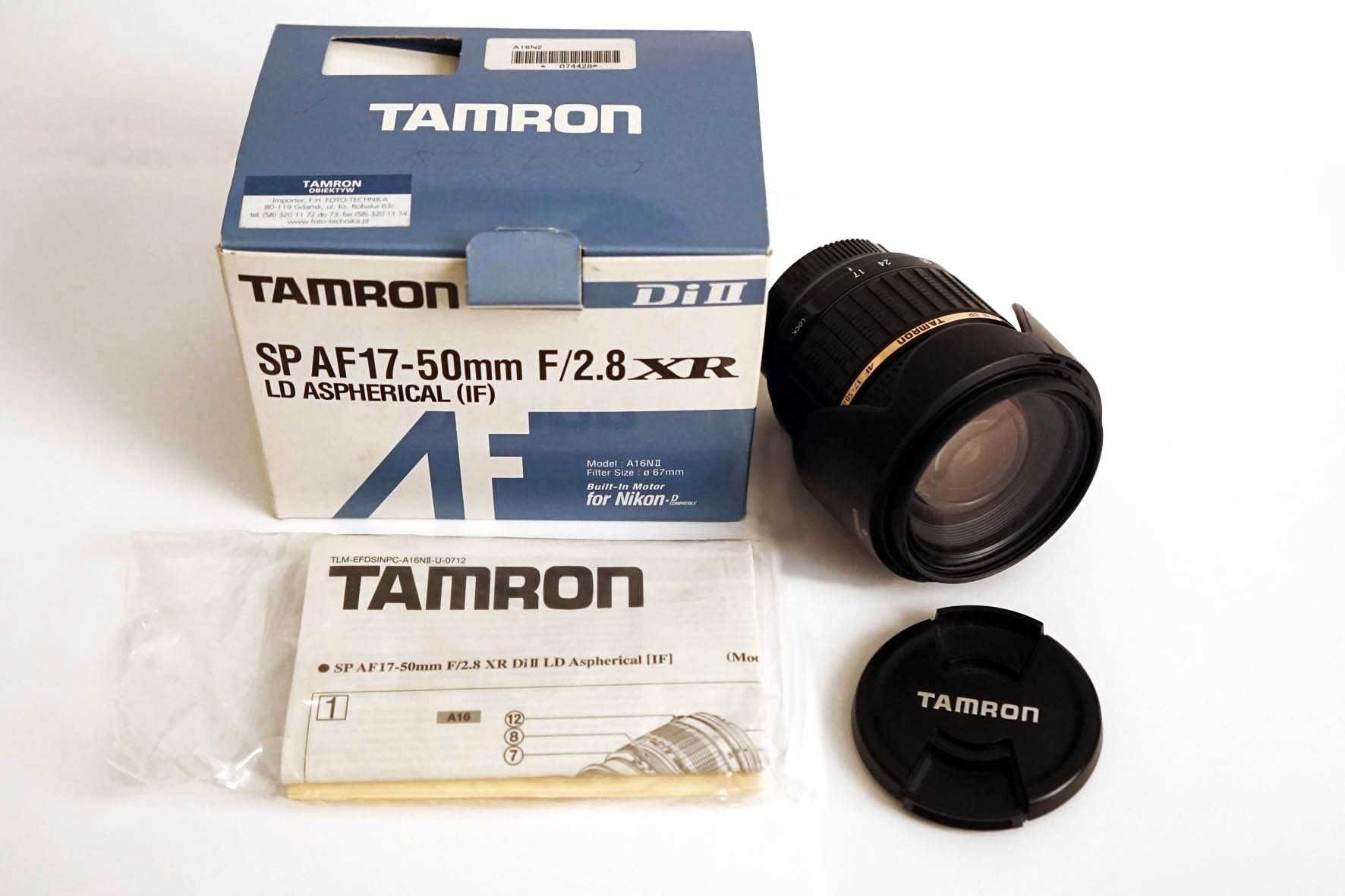 TAMRON 17-50 do Nikona - bardzo zadbany, sprzedam