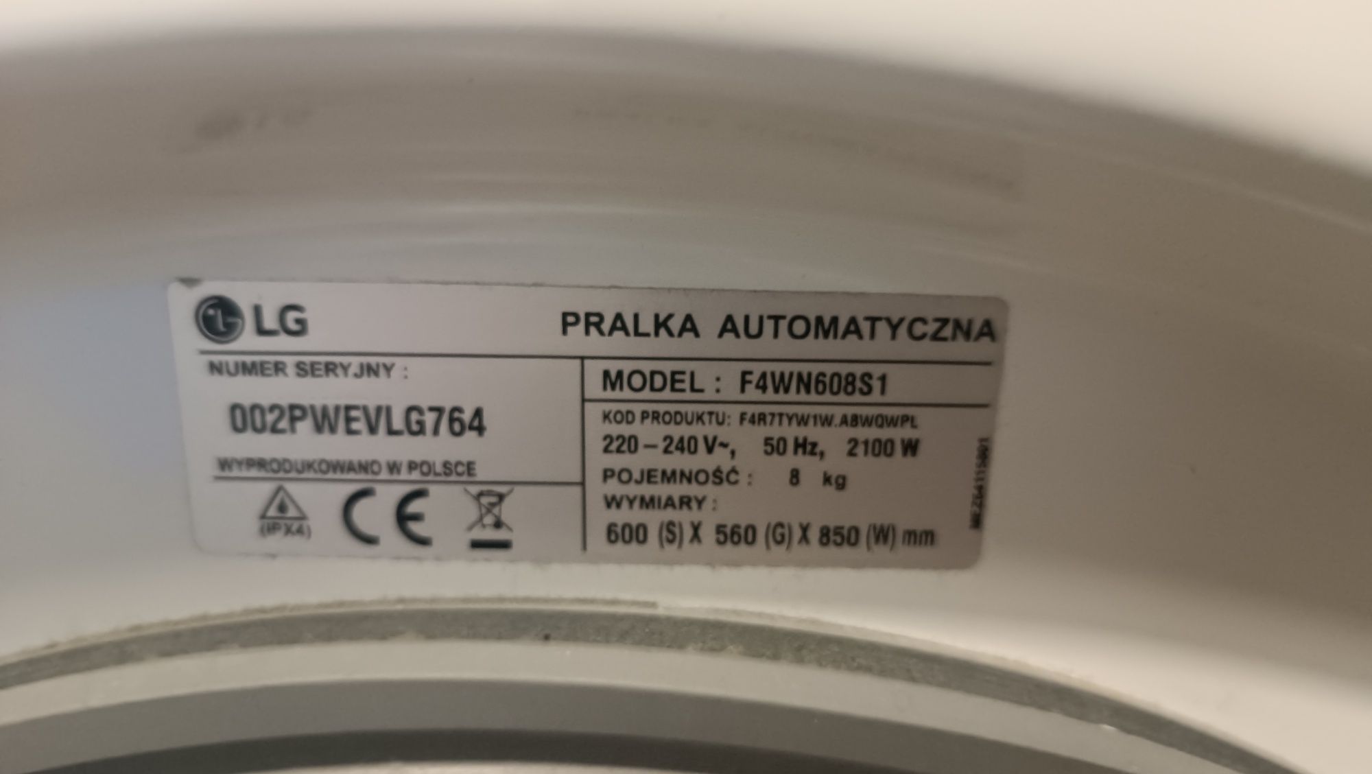 Pralka automatyczna LG