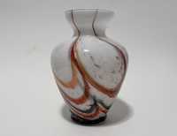 Szklany wazon abstrakcja proj. Carlo Moretti VB Florencja Murano
