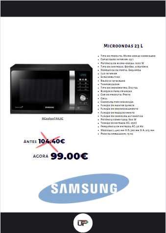 Microondas Preto Samsung